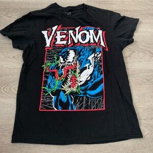 Marvel Black Venom Graphic T-Shirt Size M